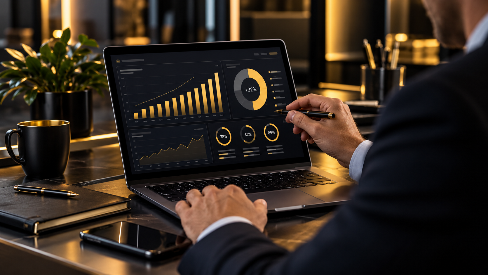 Dashboard empresarial de ventas